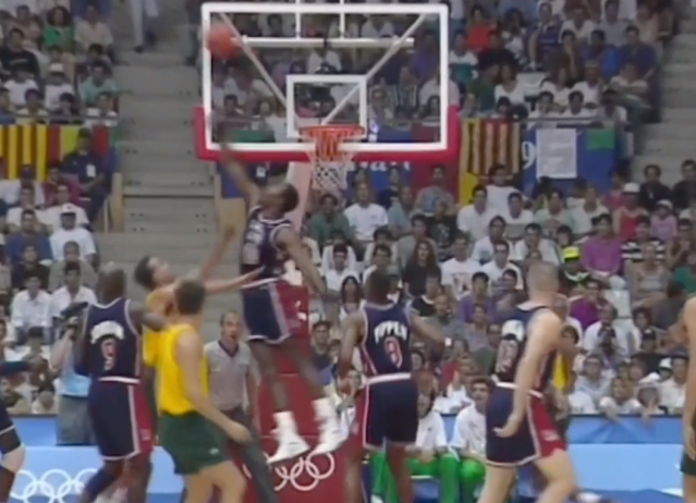 Karl Malone Block 1998 Dream Team